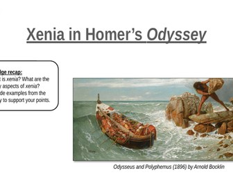 Xenia in Homer's Odyssey - AS & A Level Classical Civilisation