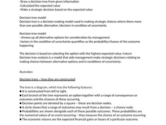 6.2.1 Developing business strategy- decision trees