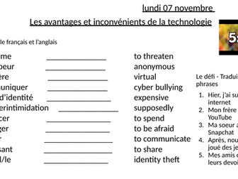 Tu utilises la technologie?