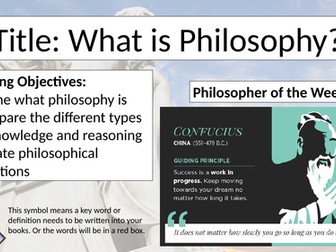 What is Philosophy?