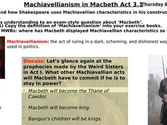 Machiavelli in Macbeth