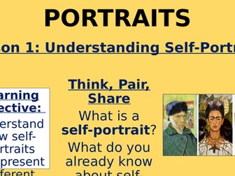 Picasso Cubism Self-Portraits Project - Lessons 1 and 2!