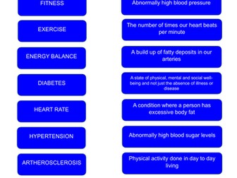 GCSE PE - Key Term Activity