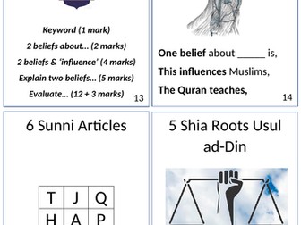 GCSE Islam Beliefs Flashcards (Grade 9)