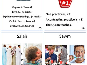 GCSE Islam Practices Flashcards (Grade 9)