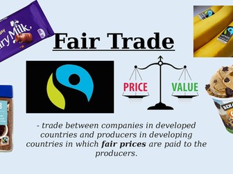 Fair Trade - tutor time/assembly