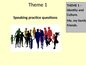 GCSE Speaking practice questions