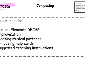 Improvisation and composition resource pack