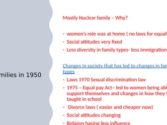 GCSE Family Diversity Revision Power Point