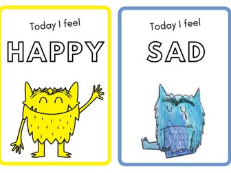 The Colour Monster Display Cards