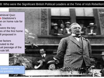 British Political Leaders Irish Rebellion