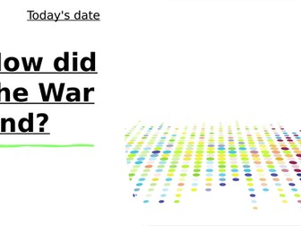 The end of the war - impact on Germany