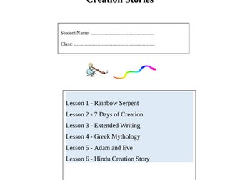 KS3 Religious Education Workbook - Creation Stories