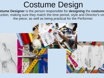 KS3 - Costume Design - POWERPOINT GUIDE.