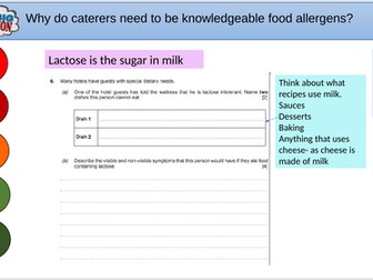 WJEC new spec Hosp and Cat 1.4 food safety course