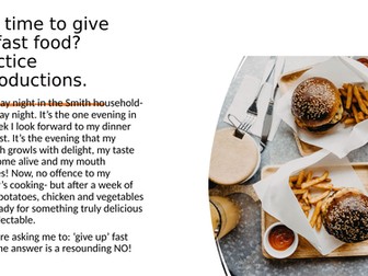 Creating lively argumentative paragraphs