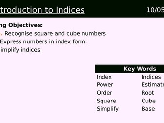 An Introduction to Indices