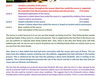 MEDICINE THROUGH TIME SUGGESTED ANSWERS AQA GCSE HISTORY