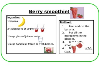 Berry Smoothie recipe for children