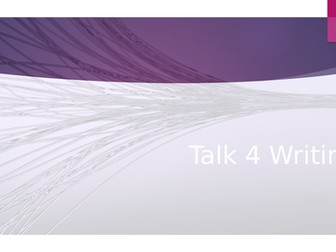 Talk for writing staff PD