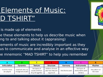 Musical Elements Revision - MADTSHIRT