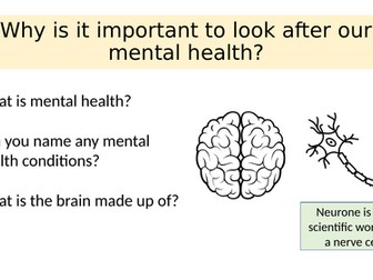 SMSC - PSHE - CITZENSHIP - Why is it important to look after our mental health?
