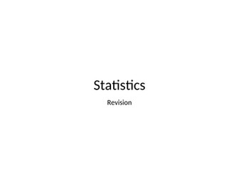 A Level Maths Statistics Revision Booklet