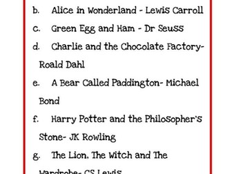 Open Night: Food of Literature