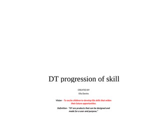 DT Progression of Skills