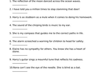 Identify Figurative Language