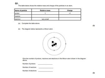 Chemistry Paper 1 Revision PPT
