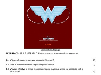 Visual literacy (Advert and cartoon analysis)