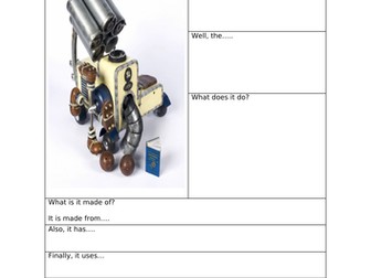 Writing Y5 Explanation Texts - Create a Machine