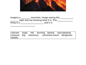 Writing Y5 Explanation Text Mountains & Volcanoes