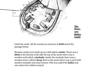 Motte and Bailey castles