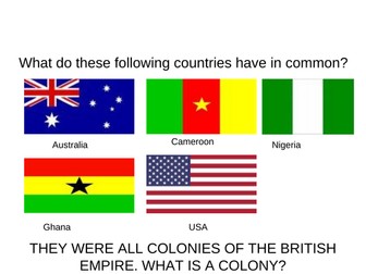 British Empire and colonies