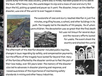 Aberfan Disaster - CfW - Languages connect us