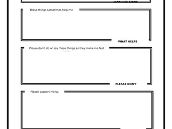 Transition sheet for new SEND children