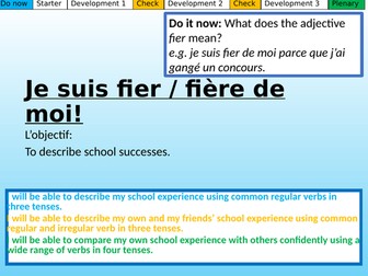 En échange! Studio French GCSE Higher Mod 6.6