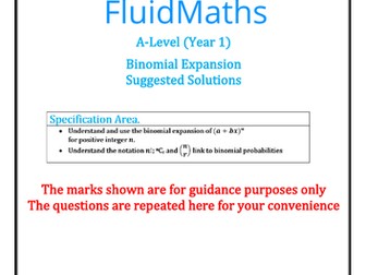 Binomial expansion A-Level year 1