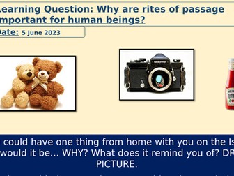 The Island Lesson 3- Rites of Passage