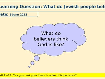 What do Jewish people believe?