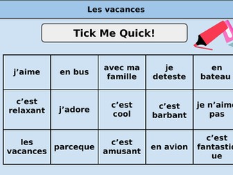 Y7 French Holidays - Where I normally go