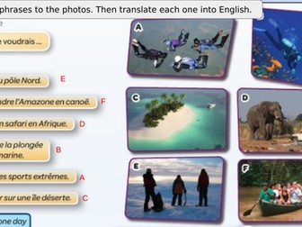 Year 9 French - Ideal Holiday