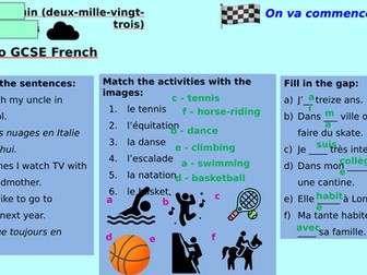 Introduction (+re-intro) to GCSE French