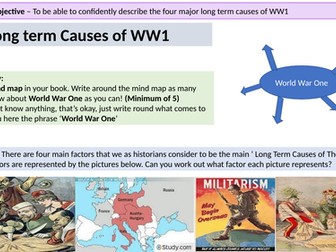 Causes of  WW1