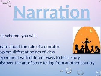 KS3 Drama Narration SOW