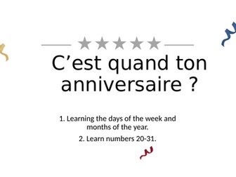 Access Studio: Mon anniversaire