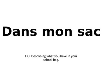 Access Studio: Dans mon sac