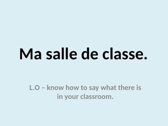 Access Studio: Dans ma salle de classe